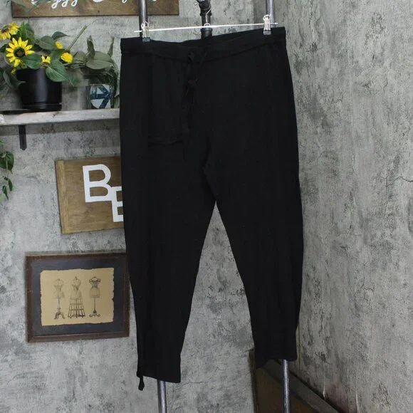 NWT Member's Mark Womens Cashmere Blend Pants 5C1511 M Black - Picture 5 of 8